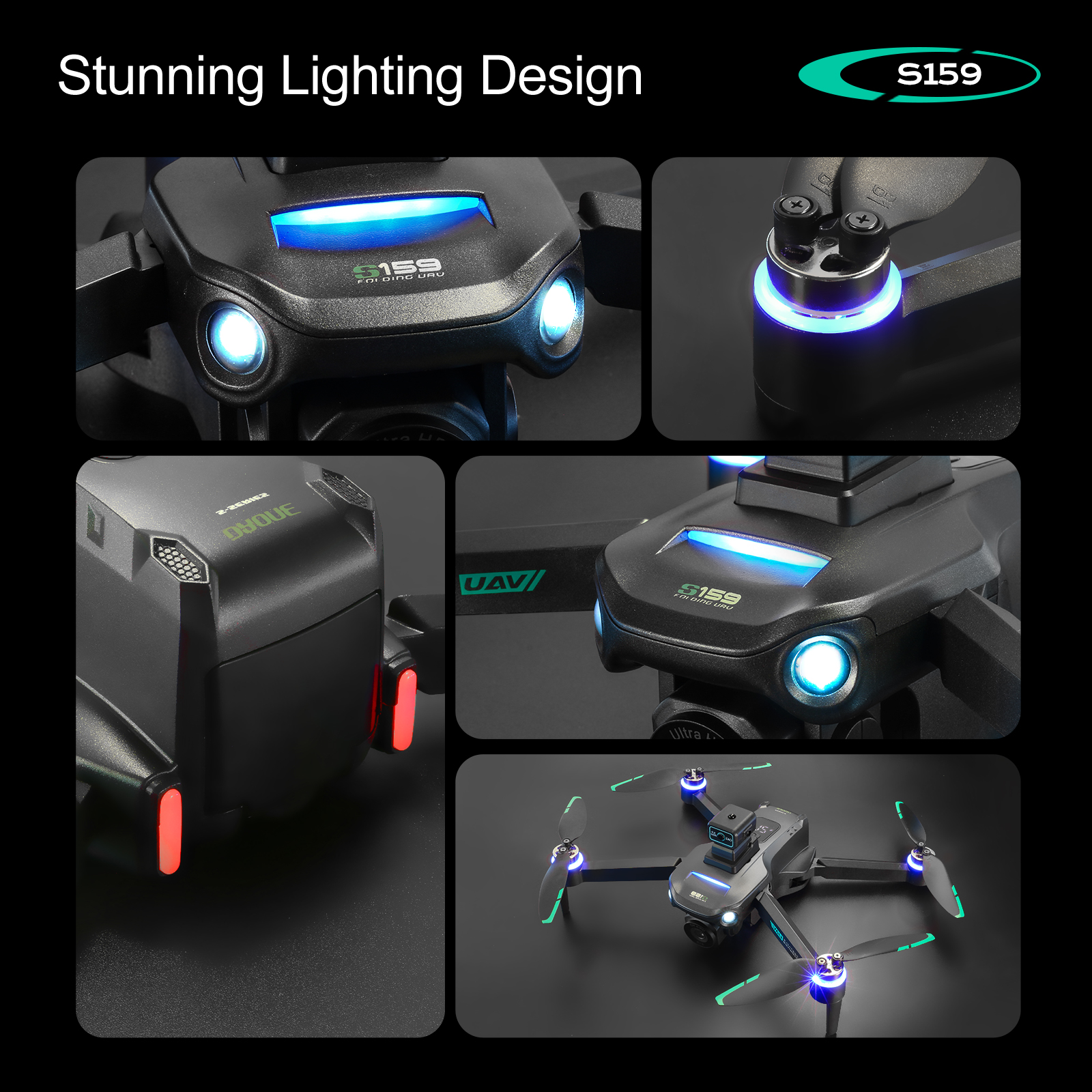 S159 GPS Drone 4K Profesional  - Drone Power Bank reseña y precio