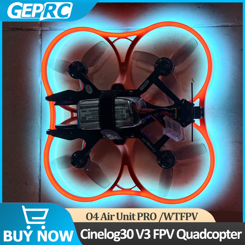 GEPRC Cinelog30 V3 FPV Quadcop - Drone Beacon Light reseña y precio