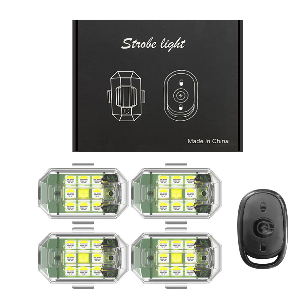 1/2/4pcs Wireless LED Drone St - Drone Beacon Light reseña y precio