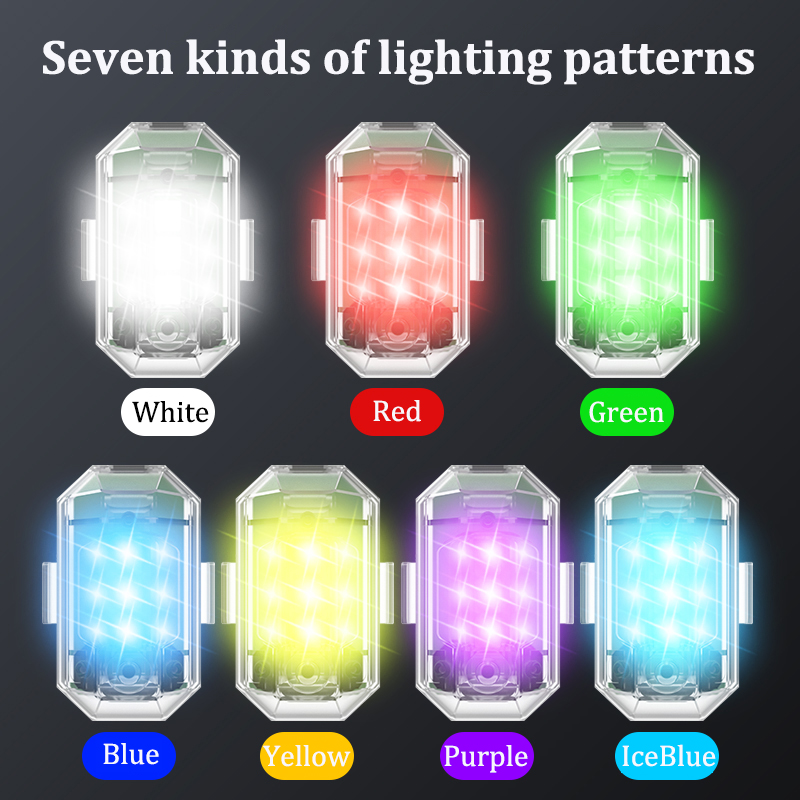 1/2/4pcs Wireless LED Drone St - Drone Beacon Light reseña y precio