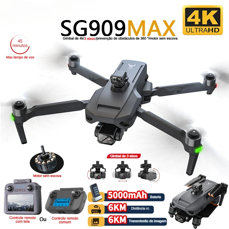 ZLL SG909 SG909MAX Professiona - Drone Controller Screen reseña y precio