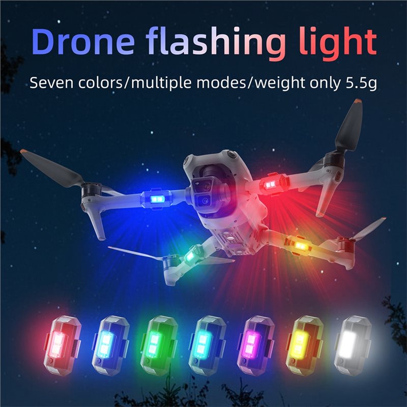 ABUO-5Pcs Mini Drone Strobe Li - Drone Strobe Light reseña y precio
